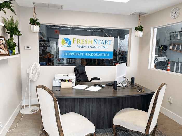 Fresh Start's first office location